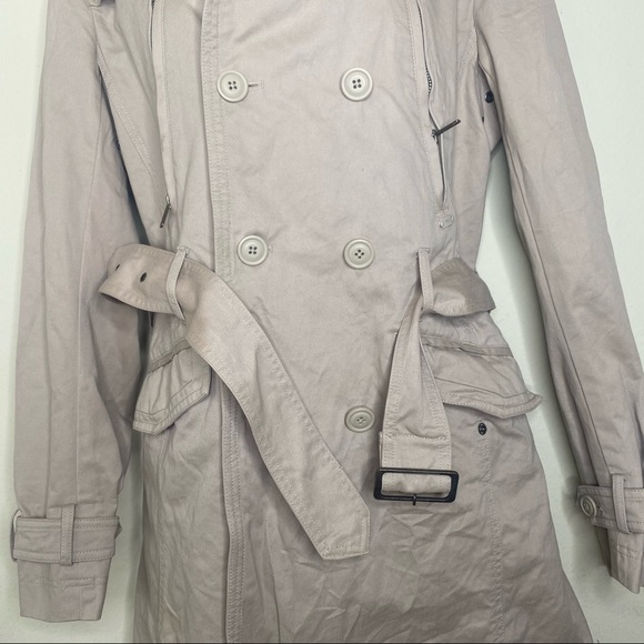 Diesel Womans Trench Coat Size Medium - Picture 7 of 15
